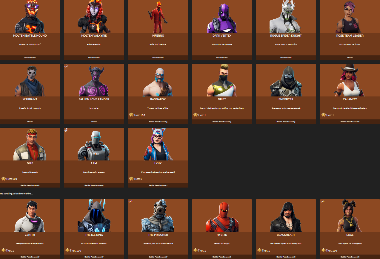 Tous Les Skins Fortnite Breakflip Actualit S Et Guides Sur Les Jeux Vid O Du Moment